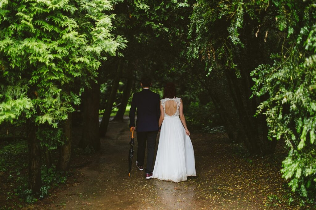 matrimonio nel bosco